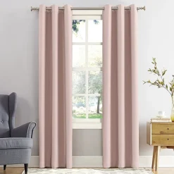 Sun Zero Evan Grommet Top Energy Saving Blackout Single Curtain Panel