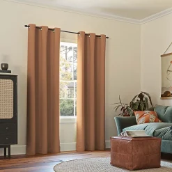 Sun Zero Evan Grommet Top Energy Saving Blackout Single Curtain Panel