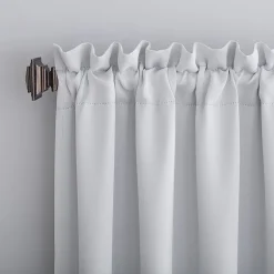 Sun Zero Evan Rod Pocket Energy Saving Blackout Single Curtain Panel