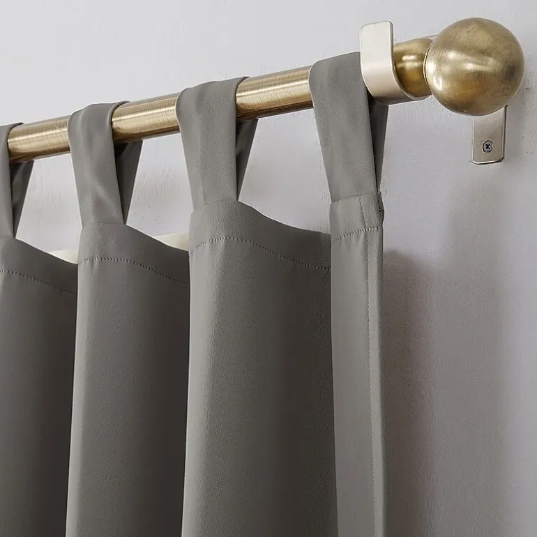 Sun Zero Evan Tab Top Energy Saving Blackout Single Curtain Panel
