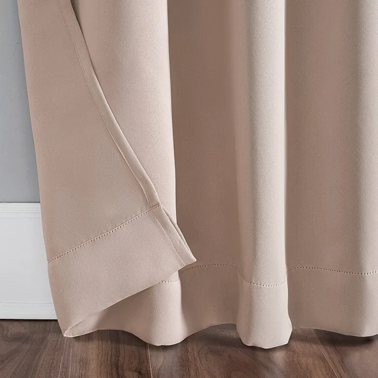Sun Zero Evan Tab Top Energy Saving Blackout Single Curtain Panel