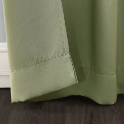 Sun Zero Evan Tab Top Energy Saving Blackout Single Curtain Panel