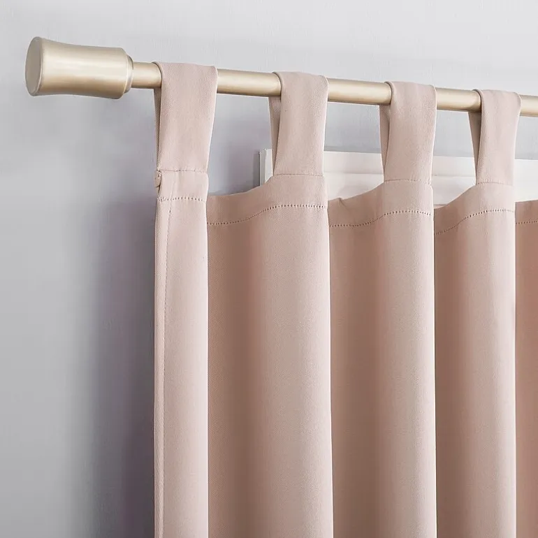 Sun Zero Evan Tab Top Energy Saving Blackout Single Curtain Panel