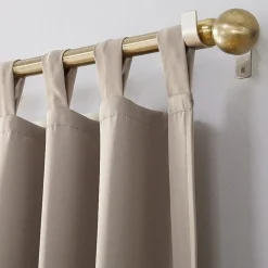 Sun Zero Evan Tab Top Energy Saving Blackout Single Curtain Panel