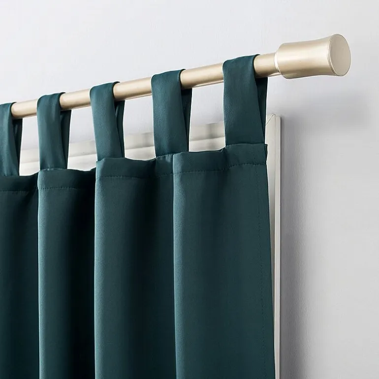 Sun Zero Evan Tab Top Energy Saving Blackout Single Curtain Panel
