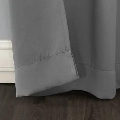 Sun Zero Evan Tab Top Energy Saving Blackout Single Curtain Panel