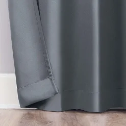 Sun Zero Evan Tab Top Energy Saving Blackout Single Curtain Panel