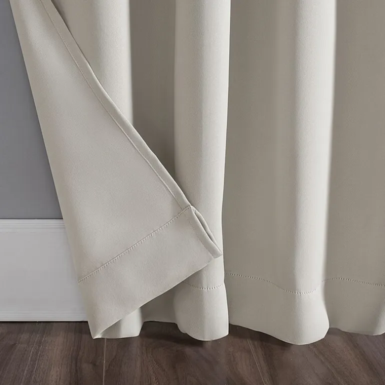 Sun Zero Evan Tab Top Energy Saving Blackout Single Curtain Panel