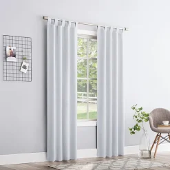 Sun Zero Evan Tab Top Energy Saving Blackout Single Curtain Panel