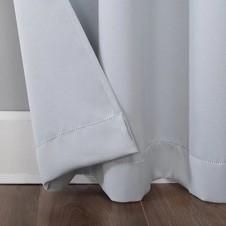 Sun Zero Evan Tab Top Energy Saving Blackout Single Curtain Panel
