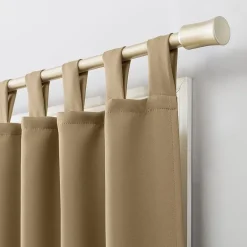 Sun Zero Evan Tab Top Energy Saving Blackout Single Curtain Panel