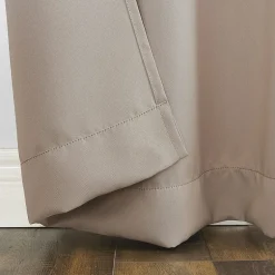 Sun Zero Evan Tab Top Energy Saving Blackout Single Curtain Panel