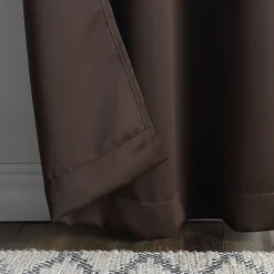 Sun Zero Evan Tab Top Energy Saving Blackout Single Curtain Panel