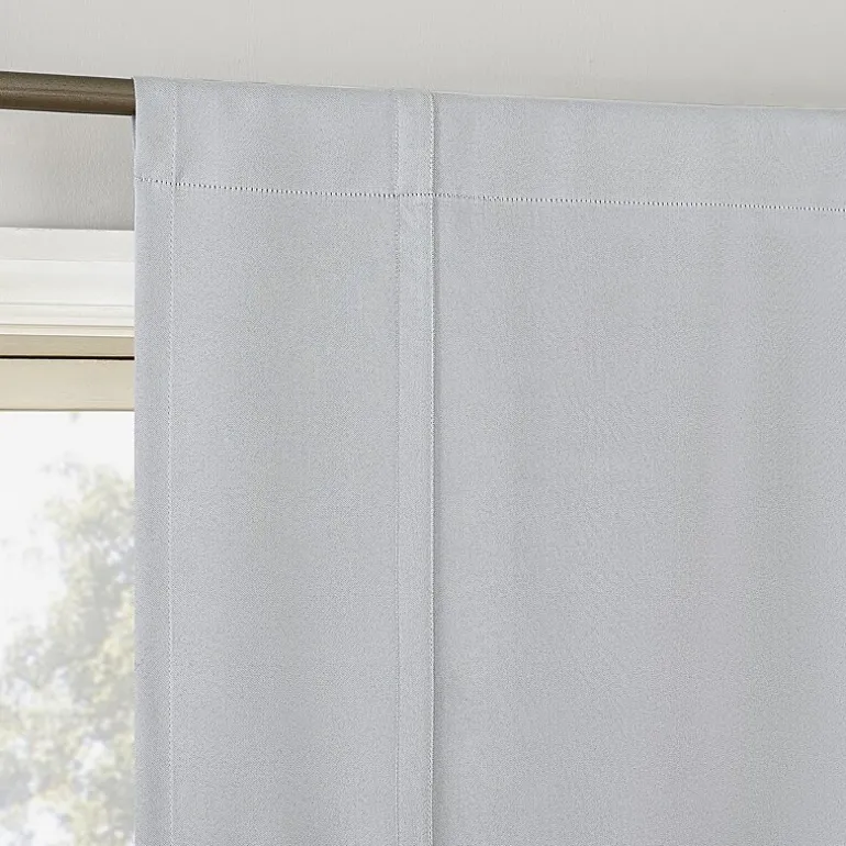 Sun Zero Evantieup Blackout Rod Pocket Single Tie-Up Shade