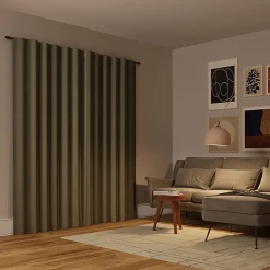 Sun Zero Evelina Faux Dupioni Silk Thermal Extreme Back Tab Energy Saving 100% Blackout Single Curtain Panel