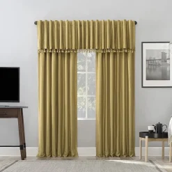 Sun Zero Evelina Faux Dupioni Silk Thermal Extreme Back Tab Energy Saving 100% Blackout Single Curtain Panel