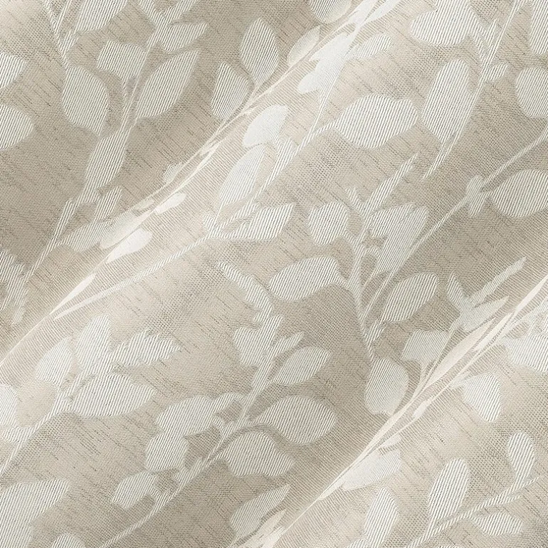 Sun Zero Glynn Gaia Woven Floral Magnetic Closure Grommet Top Energy Saving 100% Blackout Set of 2 Curtain Panel