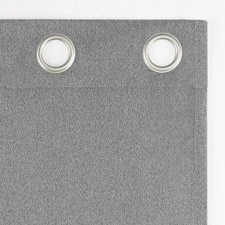 Sun Zero Glynn Magnetic Closure Grommet Top 100% Blackout Set of 2 Curtain Panel