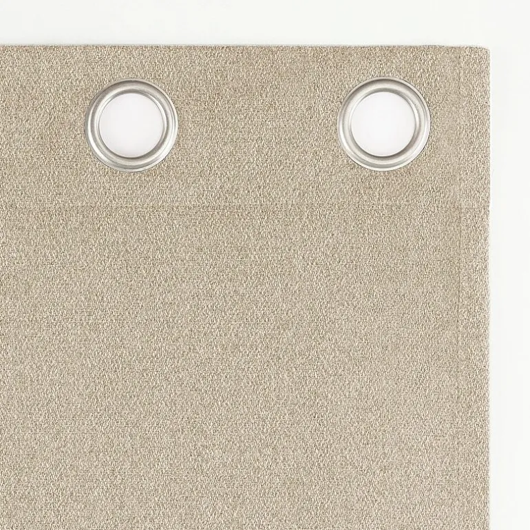Sun Zero Glynn Magnetic Closure Grommet Top 100% Blackout Set of 2 Curtain Panel