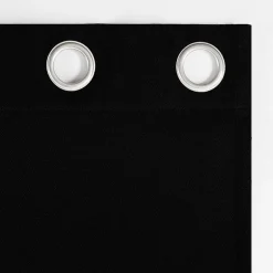 Sun Zero Glynn Magnetic Closure Grommet Top 100% Blackout Set of 2 Curtain Panel