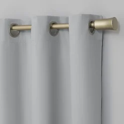 Sun Zero Harper Grommet Top Energy Saving 100% Blackout Single Curtain Panel