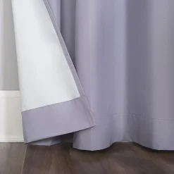 Sun Zero Harper Grommet Top Energy Saving 100% Blackout Single Curtain Panel