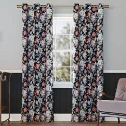 Sun Zero Irma Grommet Top Blackout Single Curtain Panel