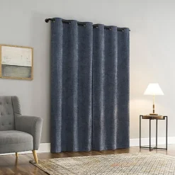 Sun Zero Isidora Grommet Top Energy Saving 100% Blackout Single Curtain Panel