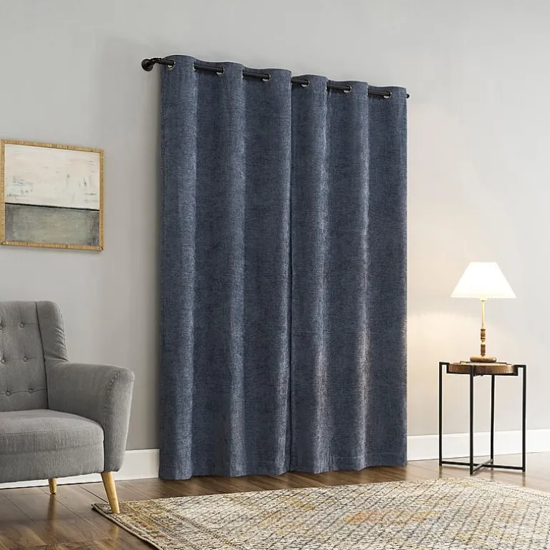 Sun Zero Isidora Grommet Top Energy Saving 100% Blackout Single Curtain Panel