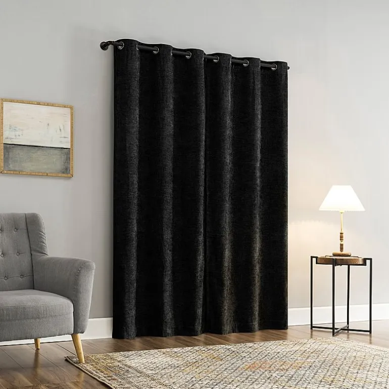 Sun Zero Isidora Grommet Top Energy Saving 100% Blackout Single Curtain Panel
