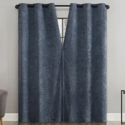 Sun Zero Isidora Grommet Top Energy Saving 100% Blackout Single Curtain Panel