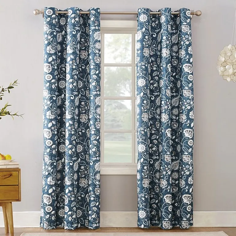 Sun Zero Jorah Grommet Top Energy Saving Light-Filtering Single Curtain Panel