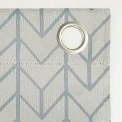 Sun Zero Kenwood Chevron Grommet Top Energy Saving Blackout Single Curtain Panel