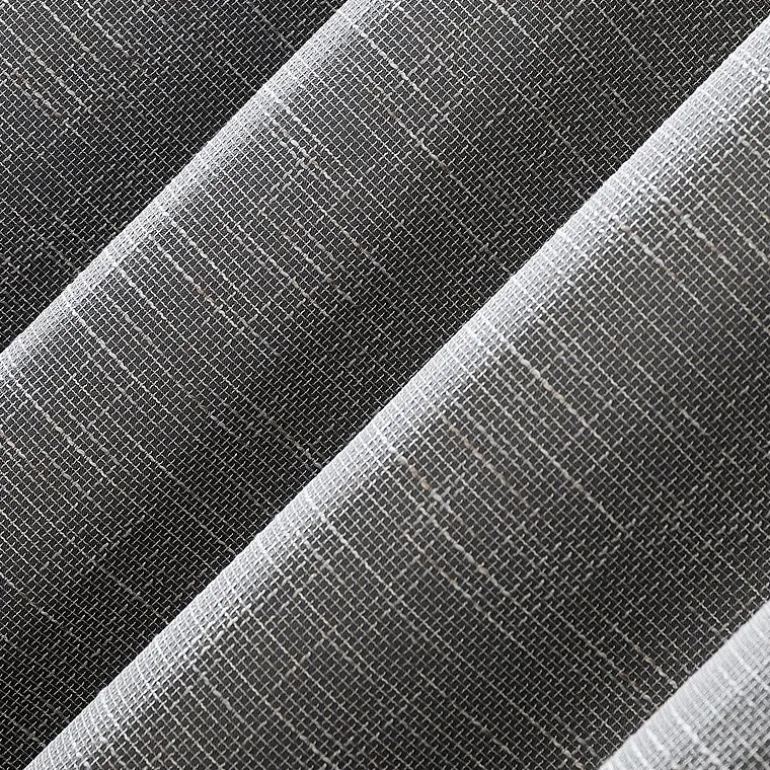 Sun Zero Kline Burlap Weave Thermal Extreme Grommet Top Energy Saving 100% Blackout Single Curtain Panel