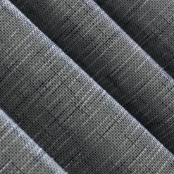 Sun Zero Kline Burlap Weave Thermal Extreme Grommet Top Energy Saving 100% Blackout Single Curtain Panel