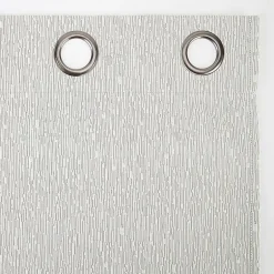 Sun Zero Noir Dimensional Thermal Extreme Grommet Top Energy Saving 100% Blackout Single Curtain Panel