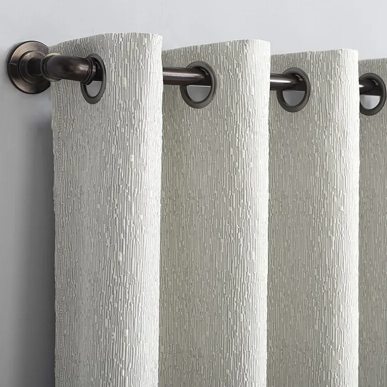 Sun Zero Noir Dimensional Thermal Extreme Grommet Top Energy Saving 100% Blackout Single Curtain Panel