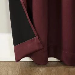 Sun Zero Oslo Rod Pocket Energy Saving 100% Blackout Single Curtain Panel