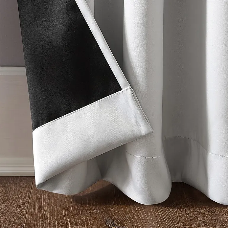 Sun Zero Oslo Rod Pocket Energy Saving 100% Blackout Single Curtain Panel