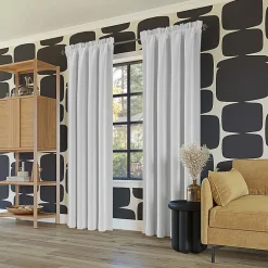 Sun Zero Oslo Rod Pocket Energy Saving 100% Blackout Single Curtain Panel