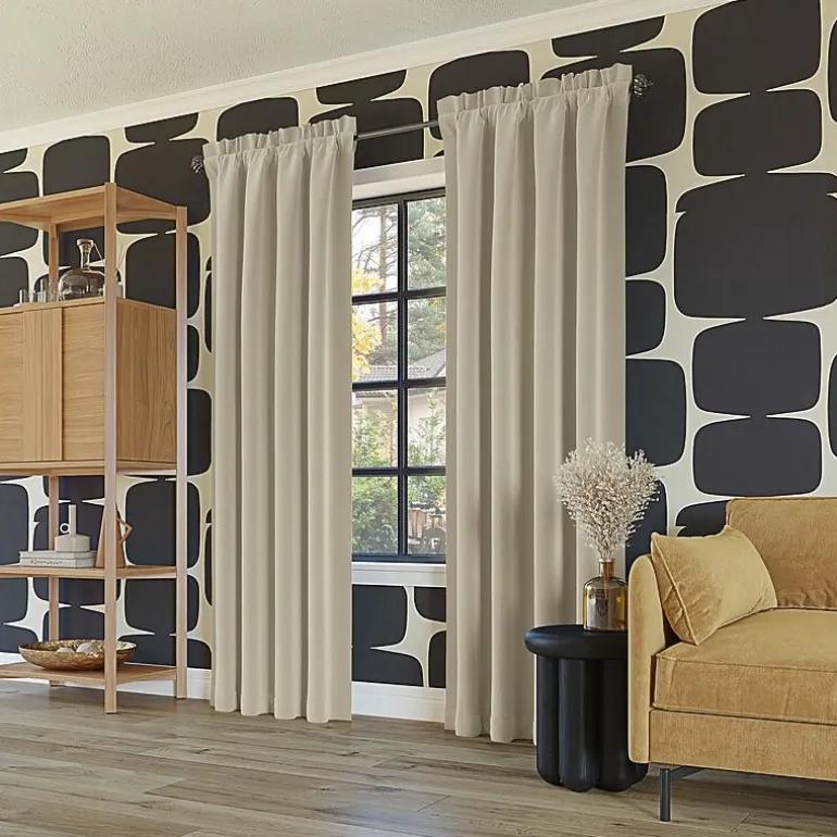 Sun Zero Oslo Rod Pocket Energy Saving 100% Blackout Single Curtain Panel