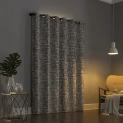 Sun Zero Parrish Grommet Top Energy Saving 100% Blackout Single Curtain Panel