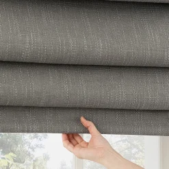 Sun Zero Pryer Energy Saving Cordless 100% Blackout Roman Shade