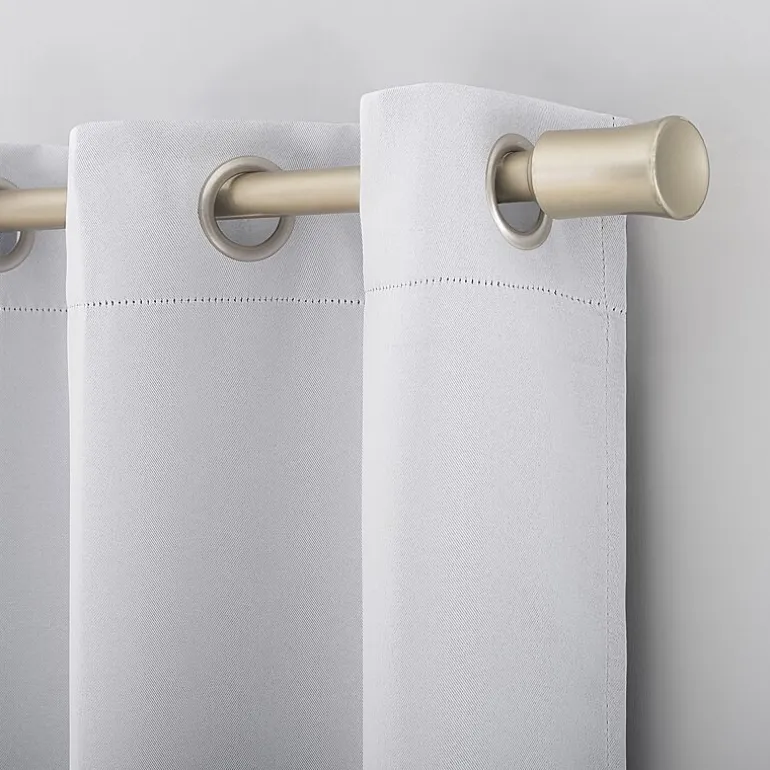 Sun Zero Riley Grommet Top Energy Saving Blackout Single Curtain Panel