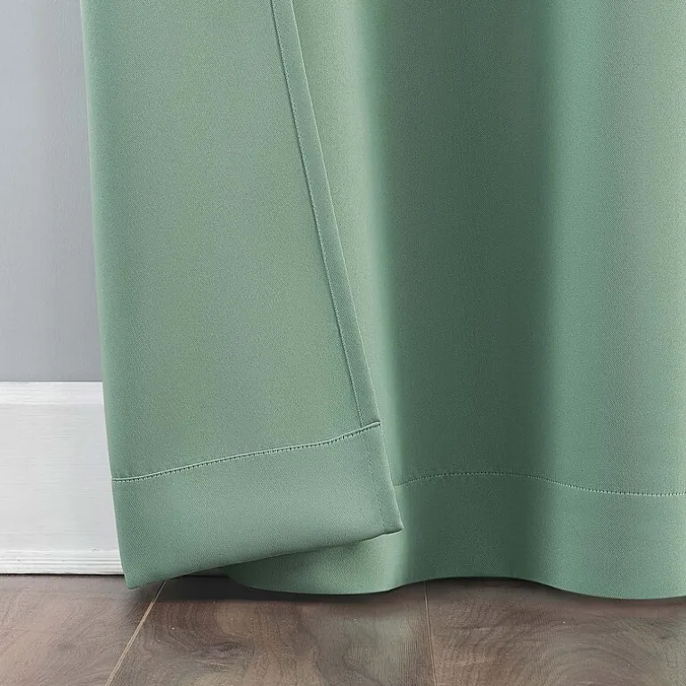 Sun Zero Riley Grommet Top Energy Saving Blackout Single Curtain Panel