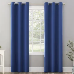 Sun Zero Riley Grommet Top Energy Saving Blackout Single Curtain Panel