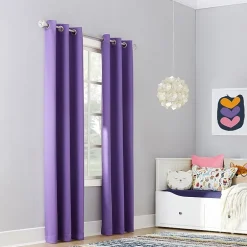 Sun Zero Riley Grommet Top Energy Saving Blackout Single Curtain Panel