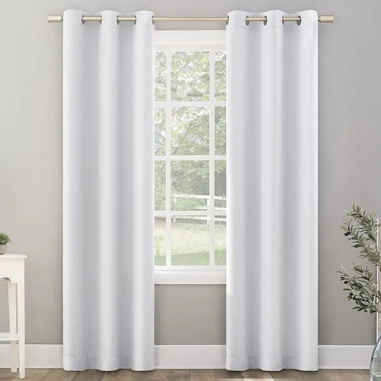 Sun Zero Riley Grommet Top Energy Saving Blackout Single Curtain Panel