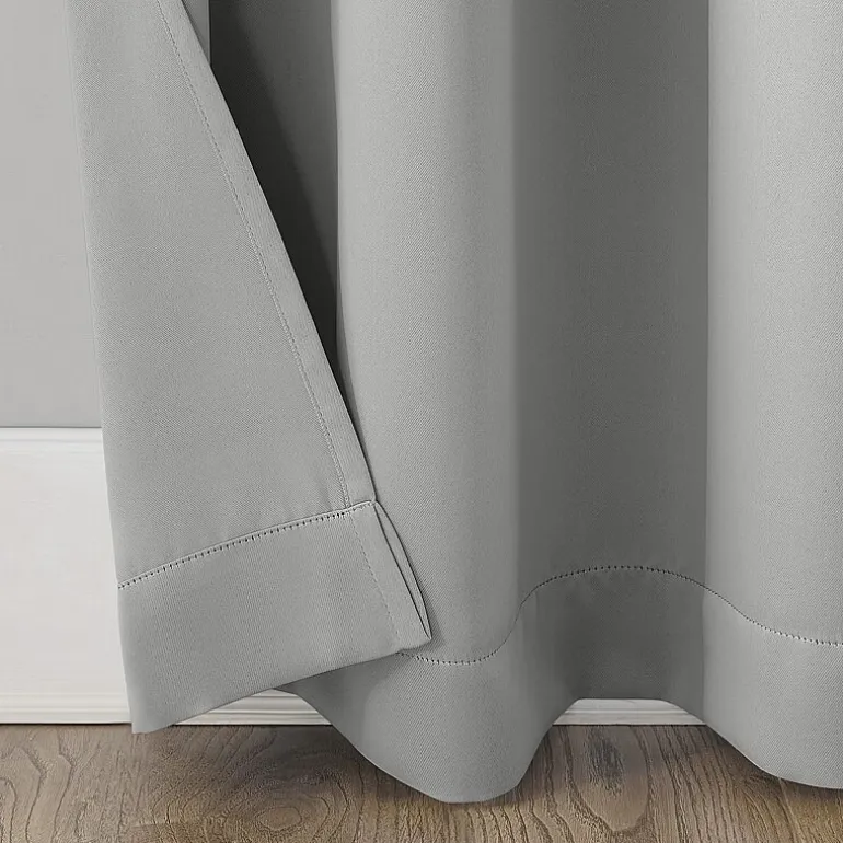 Sun Zero Riley Grommet Top Energy Saving Blackout Single Curtain Panel