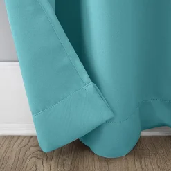 Sun Zero Riley Grommet Top Energy Saving Blackout Single Curtain Panel